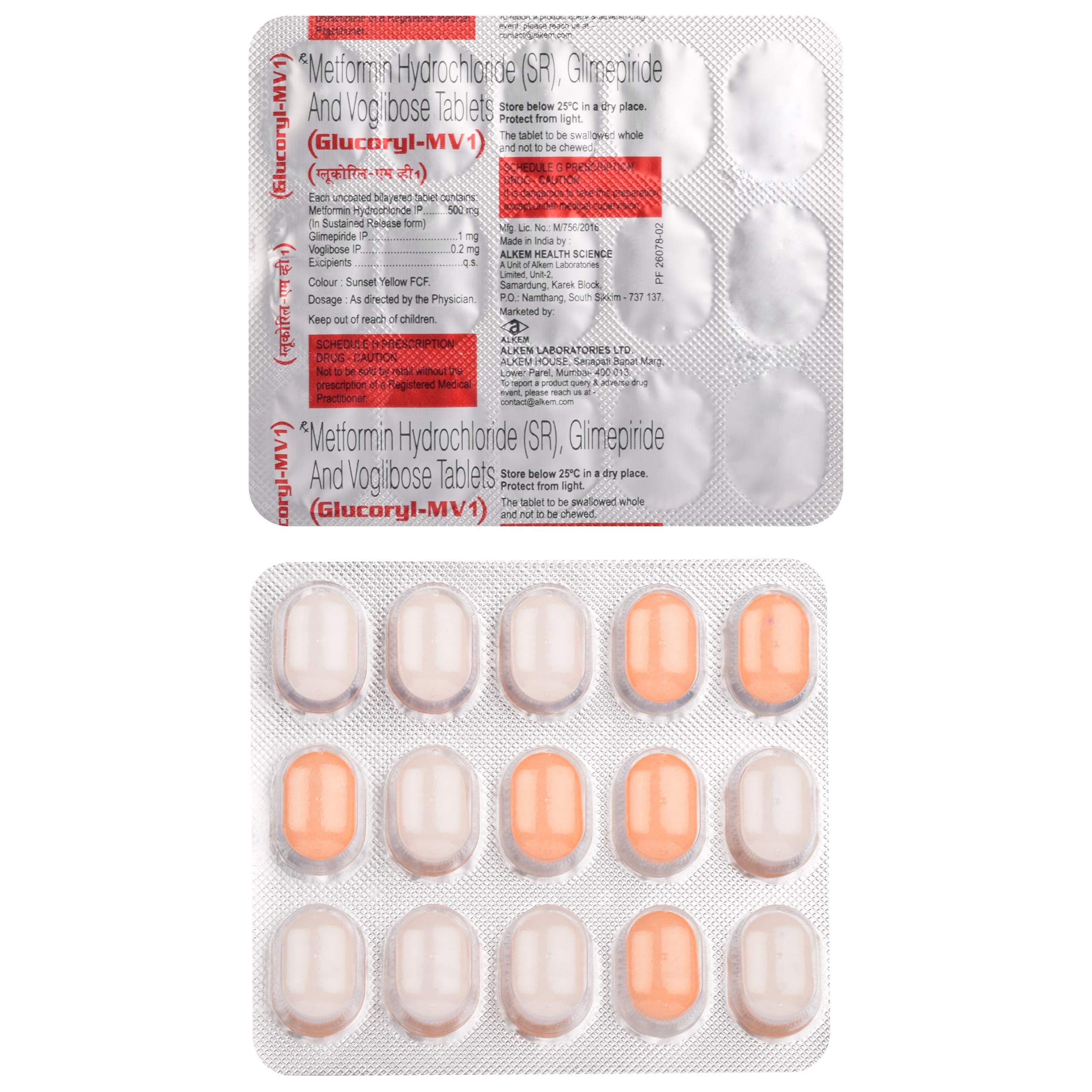 Glucoryl-MV1 Tablet SR